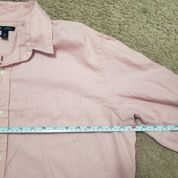 Gap Light Pink Button down Shirt for Men Size XL - Picture 6 of 9